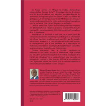 Déficit démocratique et mal- développement en francophonie