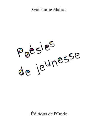 Poésies de jeunesse