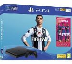 Pack Sony Console PS4 Slim 1 To Noir + FIFA 19