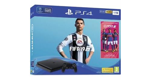 Pack Console Sony PS4 Slim 1 To Noir + FIFA