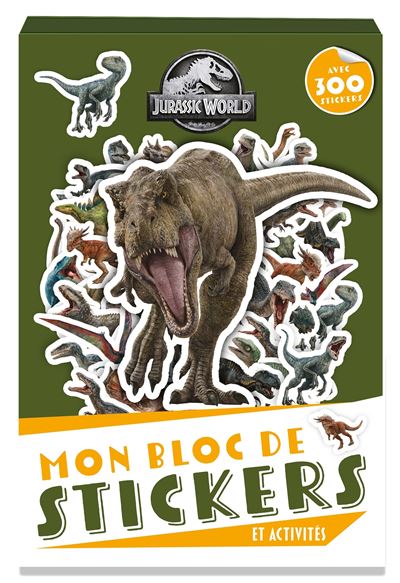 Jurassic World - Mon bloc de stickers et activités -  Collectif - broché