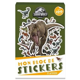 Jurassic World - Mon bloc de stickers et activités