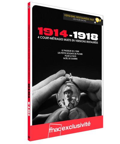 1914-1918-4 COURTS METRAGES SUR LA 1ER GUERRE MONDIALE-VF