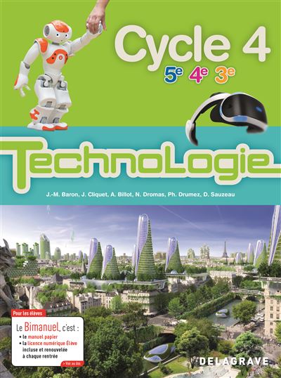 Bimanuel Technologie cycle 4 (2017) - Manuel élève
