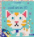 Pixel art en 3D - boîte avec accessoires