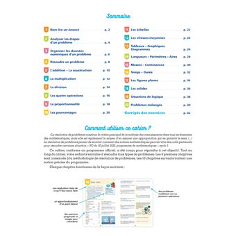 Les cahiers Bordas - Cahier de maths CM2