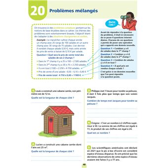 Les cahiers Bordas - Cahier de maths CM2