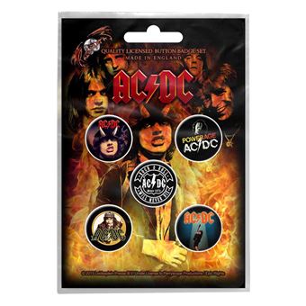 Button Badge Pack AC/DC Highway To Hell