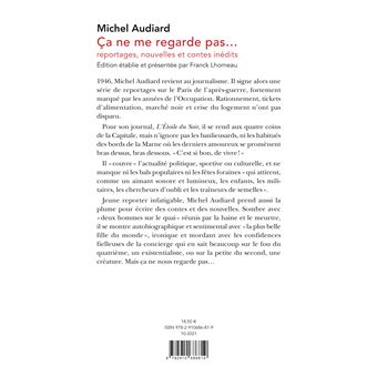 Ça ne me regarde pas