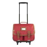 Cartable Tann's Trolley Madrid Rouge 41 cm