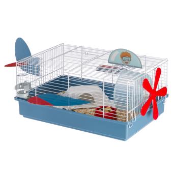 Ferplast Transport pour Lapins, Cochons D'Inde et Rats Aladino Large Cage  de Transport pour Animaux Domestiques, Rongeurs, Lapins, Plastique