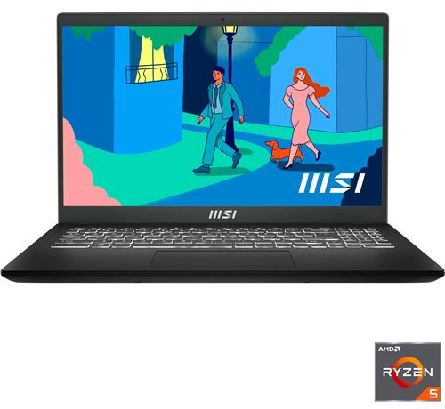 Ordinateur Portable MSI Modern 15 B7M-048BE 15.6 AMD Ryzen 5 8 Go RAM 512 Go SSD