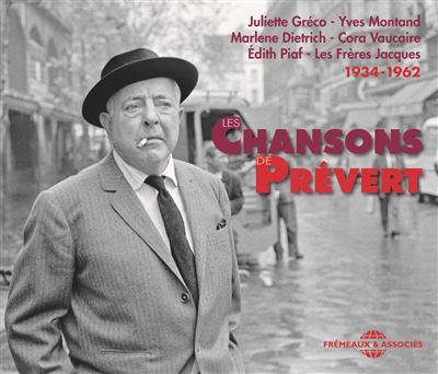 Les Chansons de Prevert 1934-1962 Inclus un livret de 24 pages