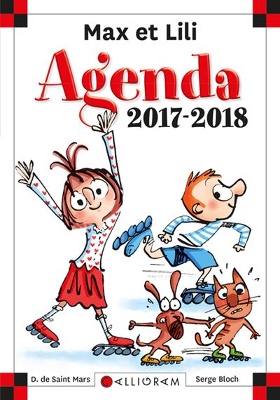 Agenda 2017-2018 scolaire Max et Lili