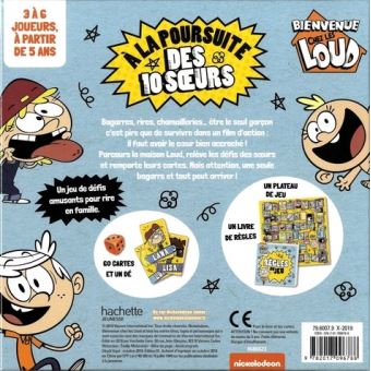 Bienvenue chez les Loud - Boîte de jeu - À la poursuite des 10 soeurs