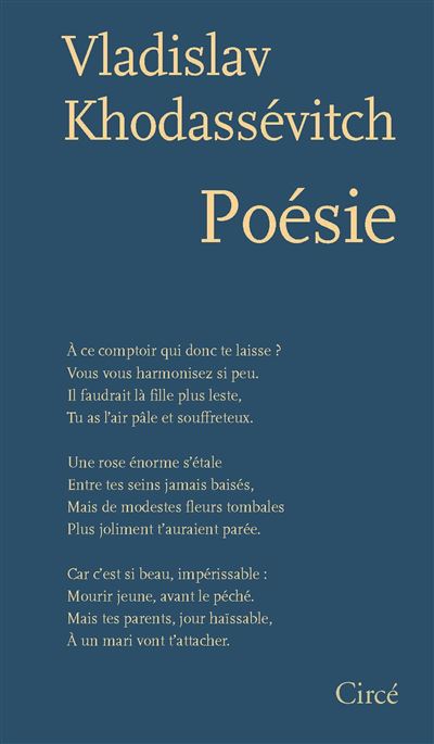 Poesie - Vladimir KHODASSÉVITCH - broché