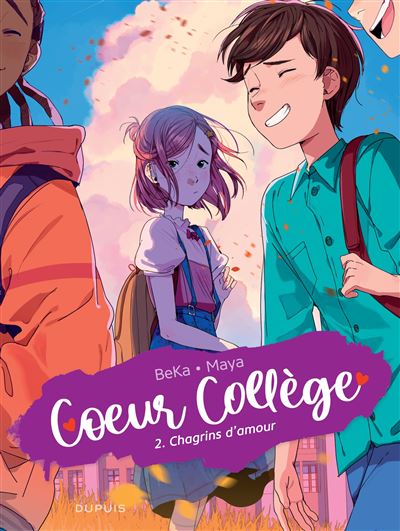 Coeur Collège - Chagrins d'amour -  Béka - cartonné