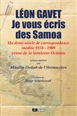 Léon Gavet, je vous écris des Samoa