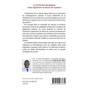 Le Parlement sénégalais entre régression et devoir de mutation