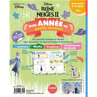 REINE DES NEIGES 2 - Mon année de Petite section (3-4 ans)