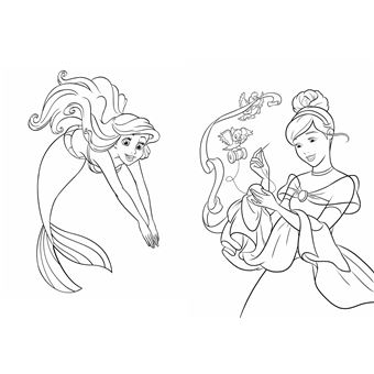 DISNEY PRINCESSES - Maxi Colo