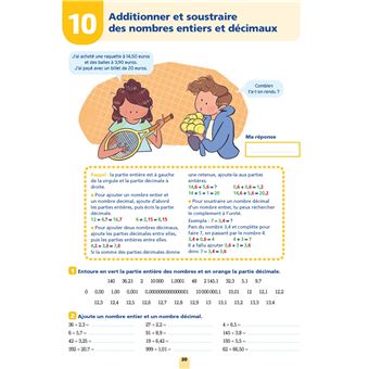 Les cahiers Bordas - Calcul mental CM1-CM2 - Entraînement à calculer vite et bien