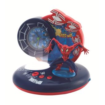 Spiderman Réveil Coloré Personnage De Dessin Animé LED Réveil Voyage 3D  Night Light Lampe- Le Cadeau pour Enfants,001