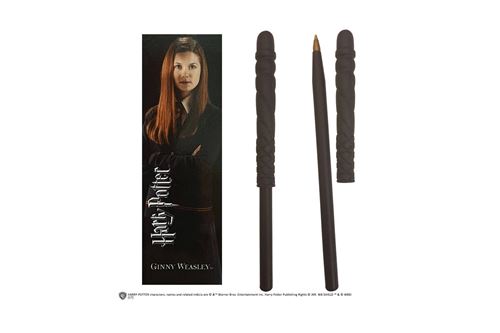 HARRY POTTER-STYLO + MARQUE-PAGES-GINNY WEASLEY MIX PRODERIV