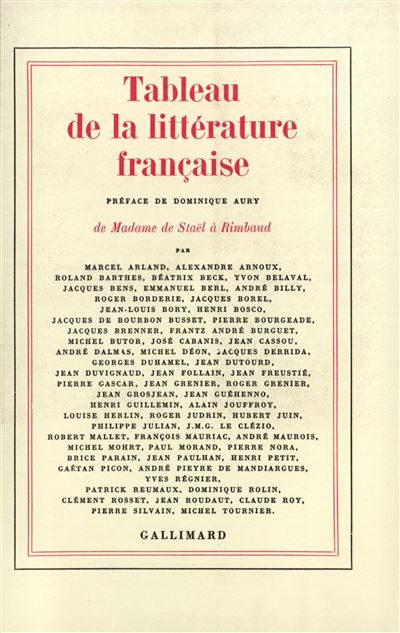 Tabl de la litt fr  t3  t003