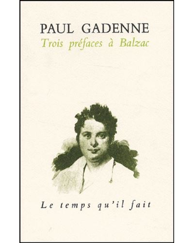 Trois préfaces à Balzac