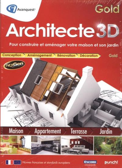 AVANQUEST (MICRO APPLICATION) Architecte 3D Gold PC 