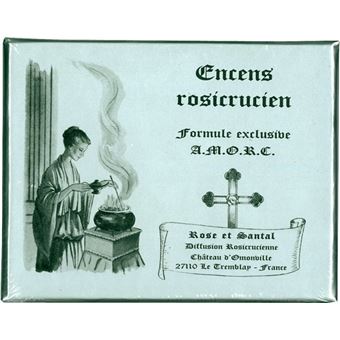 ENCENS ROSICRUCIEN ROSE SANTAL - BOITE 24 CUBES