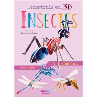 Construis en 3d - insectes