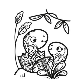 Peinture magique à l'eau, Les dinosaures