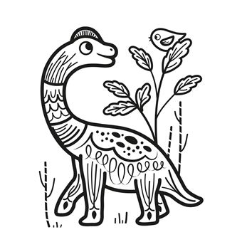 Peinture magique à l'eau, Les dinosaures