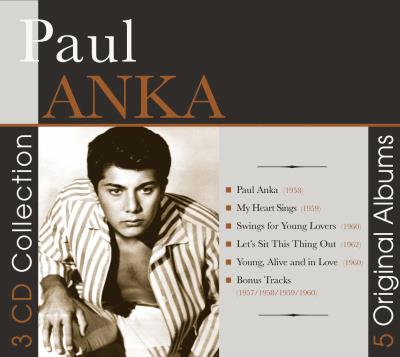 Paul Anka : 5 original albums - 3 CD