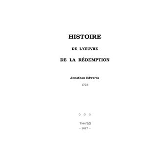 Histoire de l'oeuvre de la Rédemption