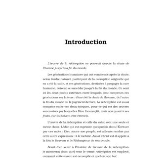 Histoire de l'oeuvre de la Rédemption