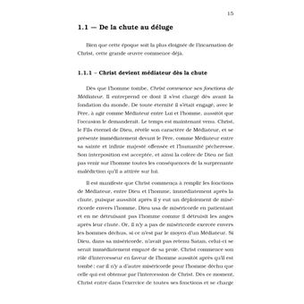 Histoire de l'oeuvre de la Rédemption