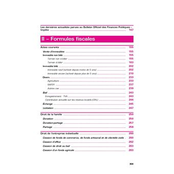 Guide fiscal des actes 2e semestre 2022