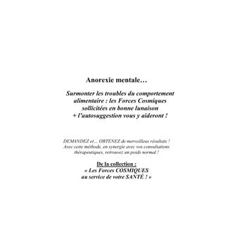 Anorexie mentale...