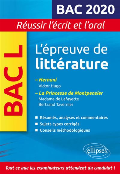 L'épreuve de littérature Bac 2019, Hernani, Victor Hugo