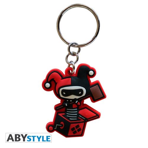 Porte-clés en PVC ABYstyle DC Comics Harley Quinn X4