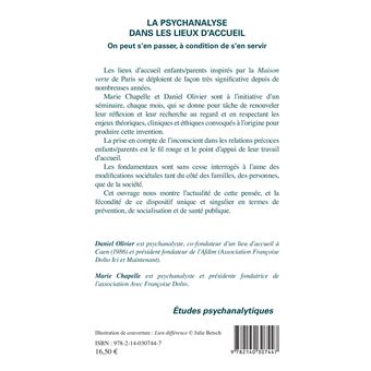 La psychanalyse dans les lieux d'accueil