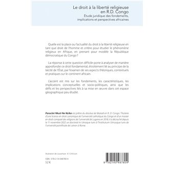 Le droit à la liberté religieuse en R.D. Congo