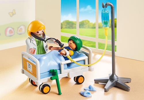 Playmobil City Life 6661 Chambre d'enfant avec médecin - Playmobil - Achat  & prix