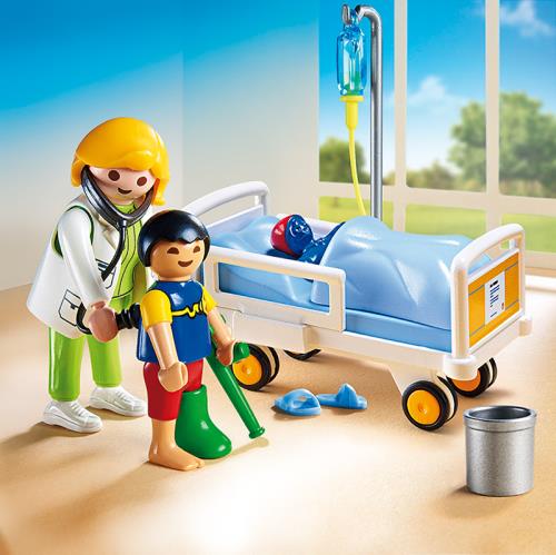 Playmobil City Life - Chambre d'hôpital pour enfants - 70192 - 47 Parties