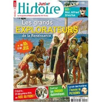 Histoire Junior n°102 Les grandes explorations de la Renaissance - Décembre 2020