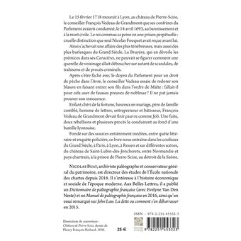 Catastrophe de M. Vedeau de Grandmont