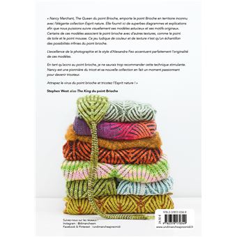 Tricot brioche, esprit nature